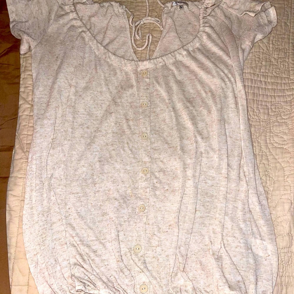 Large tan Charlotte Russe top